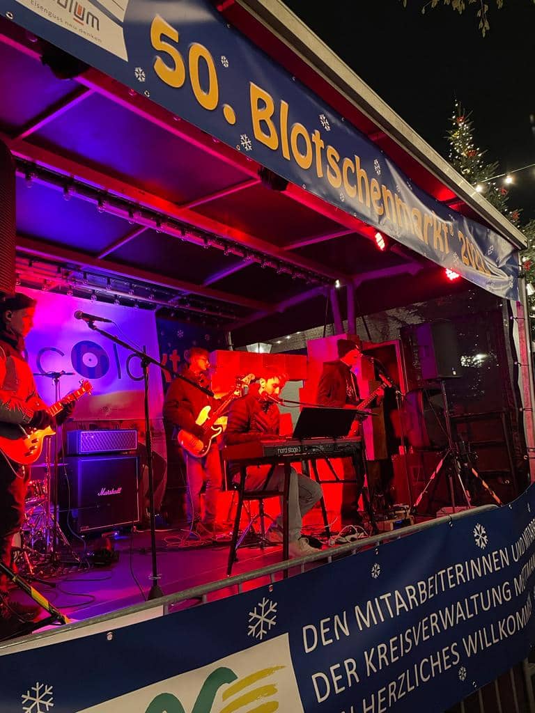 Sancold Band auf Bloitschenmarkt Bühne